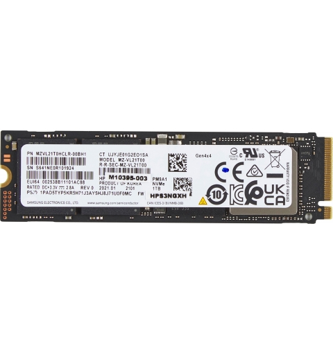 HP 1TB PCIe-4x4 NVMe Solid State Drive M.2 PCI Express 4.0