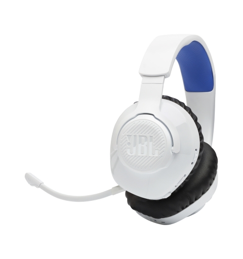JBL Quantum 360P Kopfhörer Kabellos Kopfband Gaming USB Typ-C Bluetooth Blau, Weiß