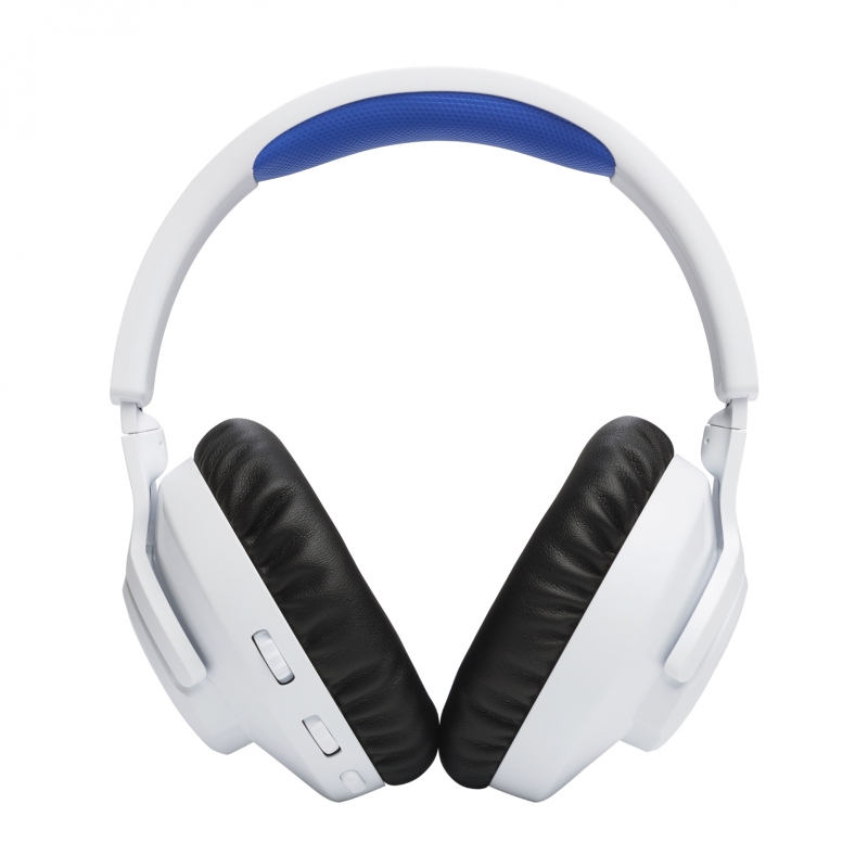 JBL Quantum 360P Kopfhörer Kabellos Kopfband Gaming USB Typ-C Bluetooth Blau, Weiß