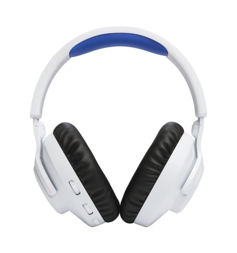 JBL Quantum 360P Kopfhörer Kabellos Kopfband Gaming USB Typ-C Bluetooth Blau, Weiß