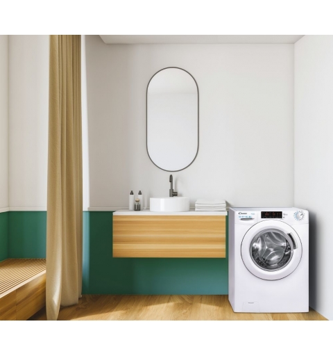 Candy Smart Inverter CS 128TXME-S machine à laver Charge avant 8 kg 1200 tr min Blanc