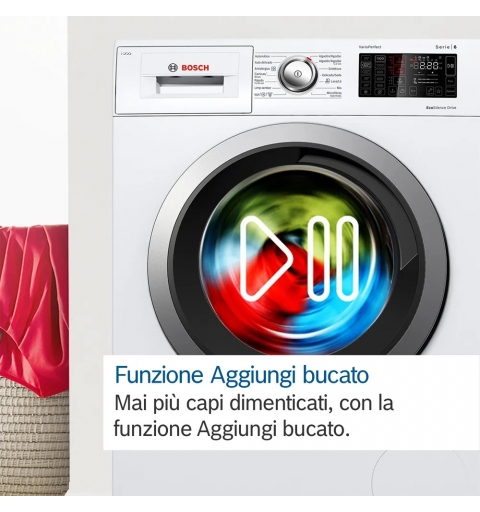 Bosch Serie 6 WGH24400IT washing machine Front-load 9 kg 1400 RPM White