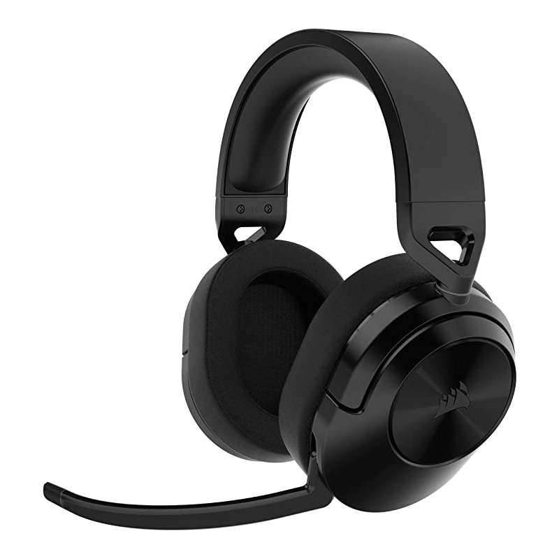 Corsair HS55 WIRELESS Kopfhörer Kabellos Kopfband Gaming Bluetooth Schwarz, Karbon