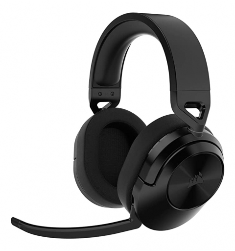 Corsair HS55 WIRELESS Kopfhörer Kabellos Kopfband Gaming Bluetooth Schwarz, Karbon