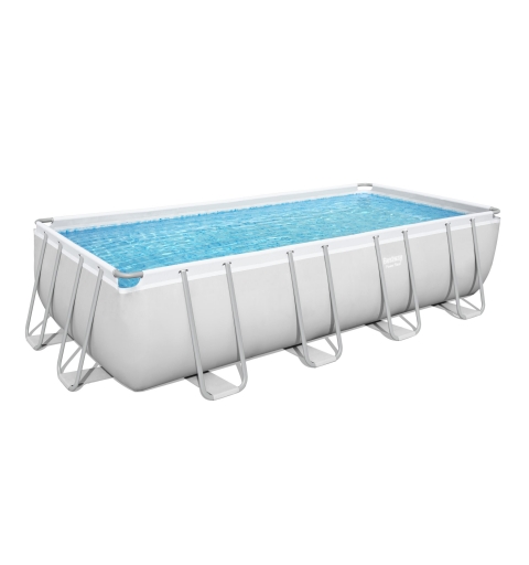 Bestway Power Steel 16' x 8' x 48" 4.88m x 2.44m x 1.22m Rectangular Pool Set