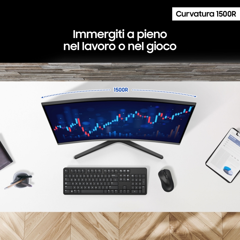 Samsung S39GD écran plat de PC 81,3 cm (32") 1920 x 1080 pixels Full HD LCD Noir