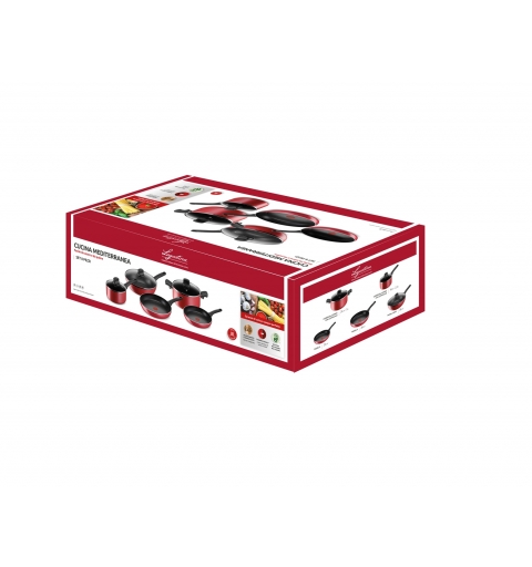 Lagostina Cucina Mediterranea Topf-Set 8 Stück(e)