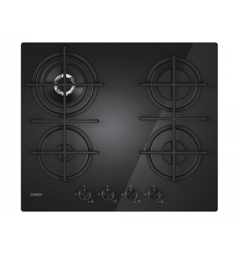 Candy Moderna CVG6BR4WTB Nero Da incasso 60 cm Gas 4 Fornello(i)