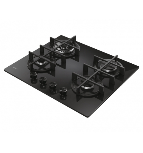 Candy Moderna CVG6BR4WTB Nero Da incasso 60 cm Gas 4 Fornello(i)