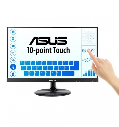 ASUS VT229H pantalla para PC 54,6 cm (21.5") 1920 x 1080 Pixeles Full HD LED Pantalla táctil Negro