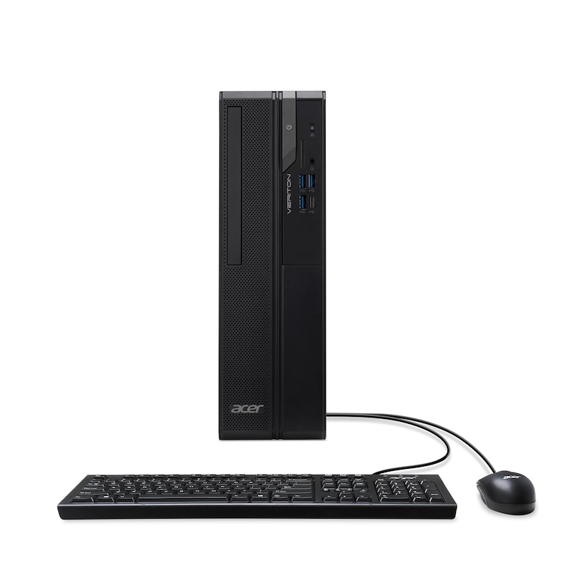 Acer Veriton X VX2720G Intel® Core™ i3 i3-14100 8 Go DDR5-SDRAM 512 Go SSD Windows 11 Pro Bureau PC Noir