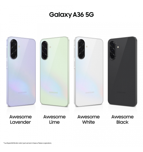 Samsung Galaxy A36 17 cm (6.7") Dual-SIM Android 15 5G USB Typ-C 6 GB 128 GB 5000 mAh Limette