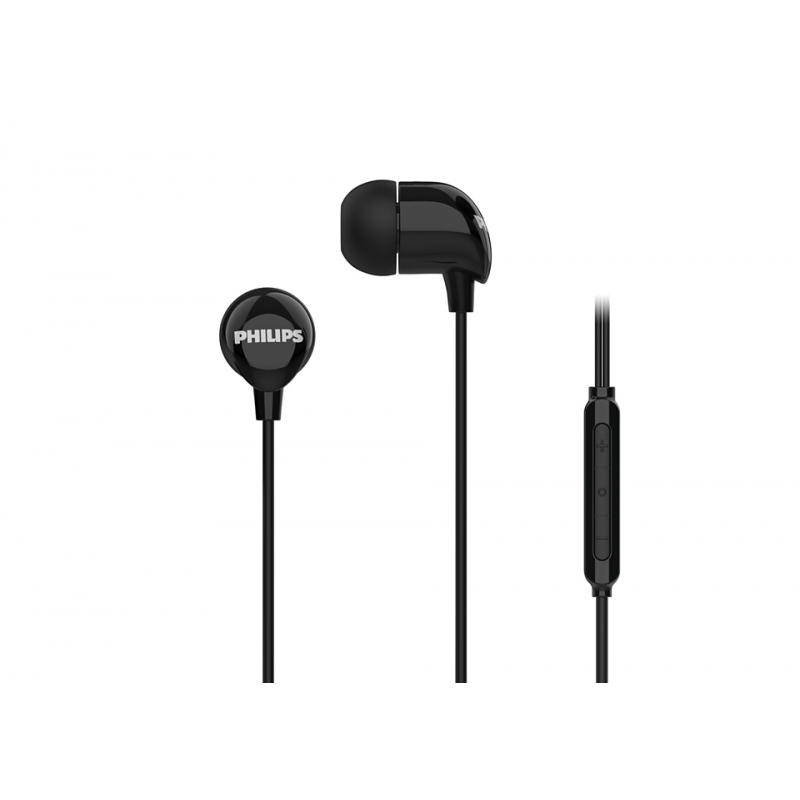 Philips TAE2146BK 00 headphones headset Wired In-ear Calls Music USB Type-C Black