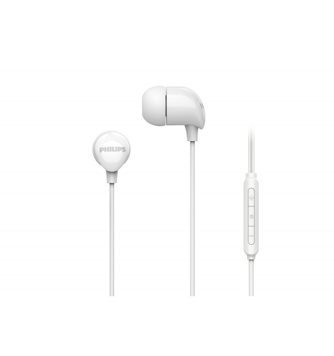 Philips TAE2146WT 00 écouteur casque Avec fil Ecouteurs Appels Musique USB Type-C Blanc