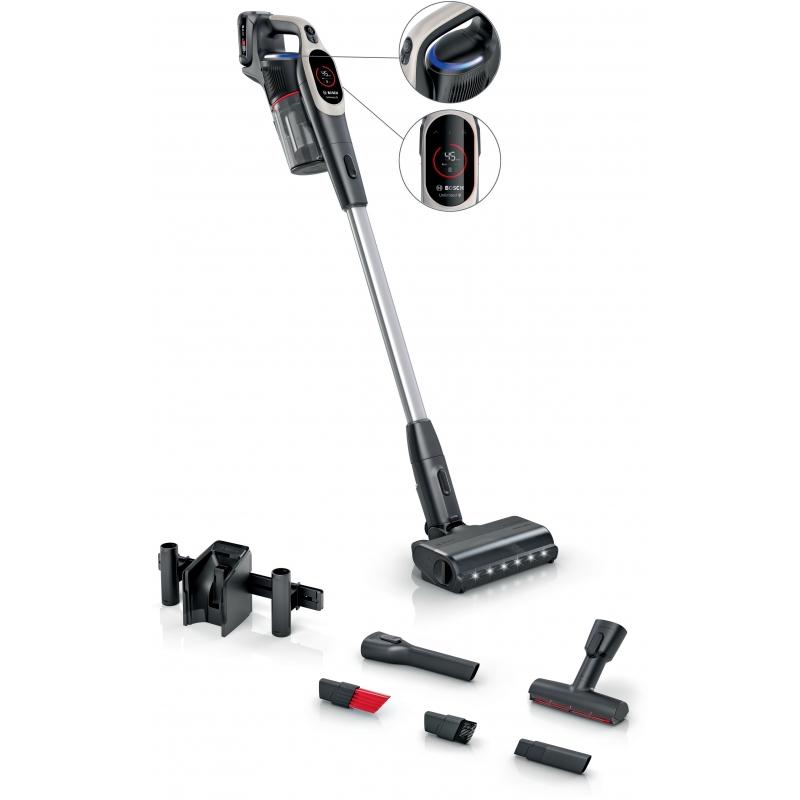Bosch BCS931GAC aspirateur balai et balai électrique Batterie Sec HEPA Sans sac 0,4 L Graphite 3 Ah