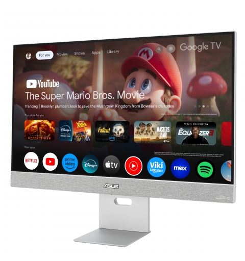 ASUS ZenScreen Smart Monitor MS27UC pantalla para PC 68,6 cm (27") 3840 x 2160 Pixeles 4K Ultra HD LCD Gris