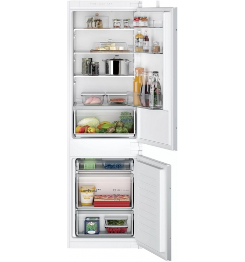 Siemens iQ100 KI86VNSE0 nevera y congelador Integrado 267 L E Blanco