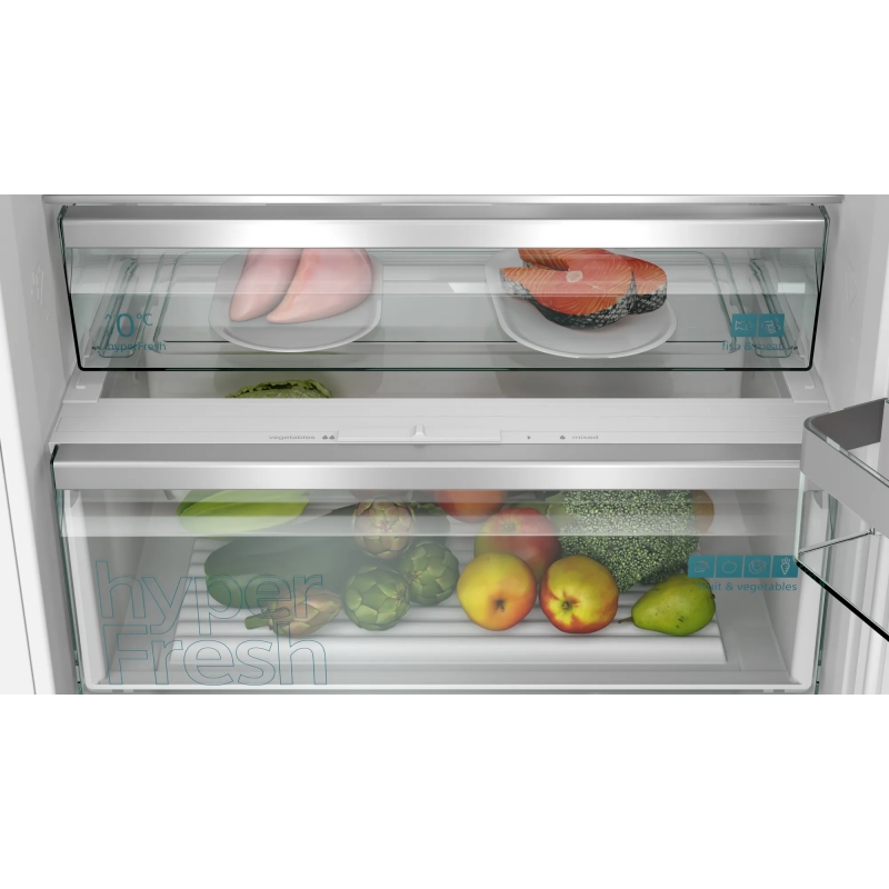 Siemens iQ300 KB96NVSE0 Kühl- und Gefrierkombination Integriert 383 l E Weiß