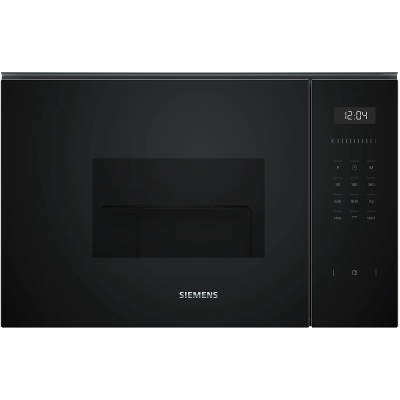 Siemens iQ500 BE525LMB1 forno a microonde Nero Microonde con grill Da incasso 20 L 800 W