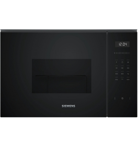 Siemens iQ500 BE525LMB1 forno a microonde Nero Microonde con grill Da incasso 20 L 800 W