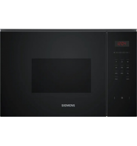 Siemens iQ300 BF523LMB1 forno a microonde Nero Solo microonde Da incasso 20 L 800 W