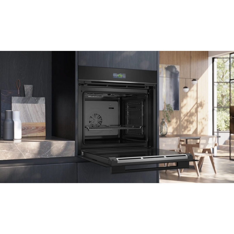 Siemens iQ700 HB734G1B1 Backofen 71 l 3600 W Schwarz