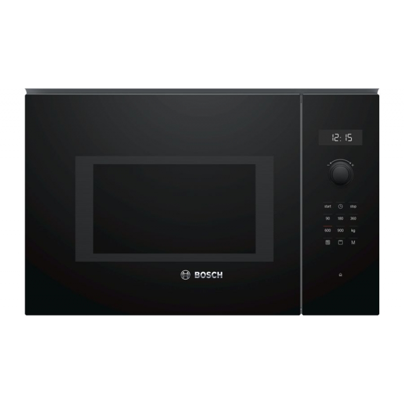 Bosch Serie 6 BEL554MB0 Mikrowelle Schwarz, Edelstahl Kombi-Mikrowelle Integriert 25 l 900 W