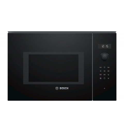 Bosch Serie 6 BEL554MB0 Mikrowelle Schwarz, Edelstahl Kombi-Mikrowelle Integriert 25 l 900 W