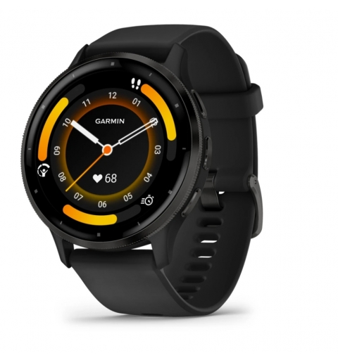 Garmin Venu 3 3,56 cm (1.4") AMOLED 45 mm Digital 454 x 454 Pixeles Pantalla táctil Negro Wifi GPS (satélite)