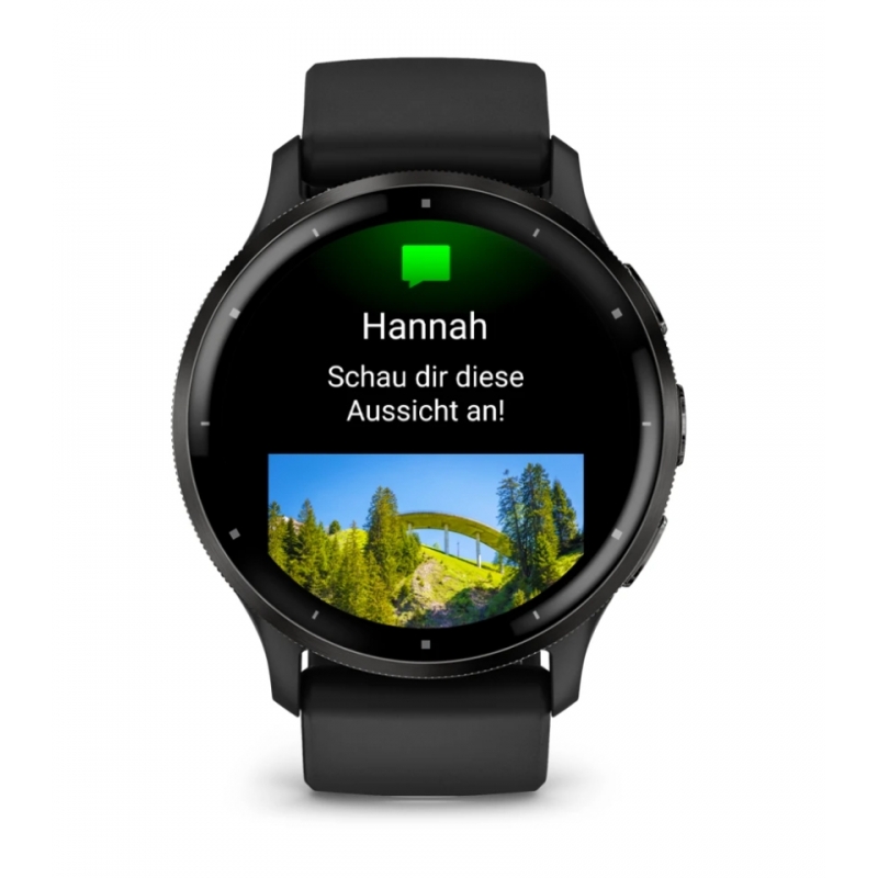 Garmin Venu 3 3,56 cm (1.4") AMOLED 45 mm Digitale 454 x 454 Pixel Touch screen Nero Wi-Fi GPS (satellitare)