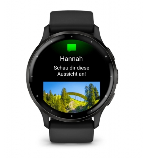 Garmin Venu 3 3,56 cm (1.4") AMOLED 45 mm Digitale 454 x 454 Pixel Touch screen Nero Wi-Fi GPS (satellitare)