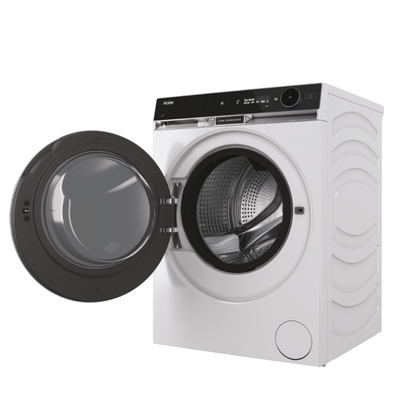 Haier HWD120-BD16397EUS Waschtrockner Freistehend Frontlader Weiß A