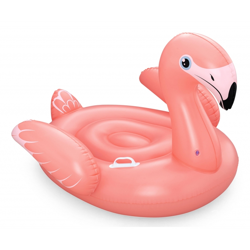 Bestway Bouée à chevaucher pour enfants Fancy Flamingo 1,38 x 1,07 m