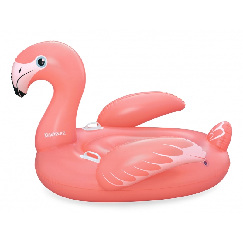 Bestway Bouée à chevaucher pour enfants Fancy Flamingo 1,38 x 1,07 m