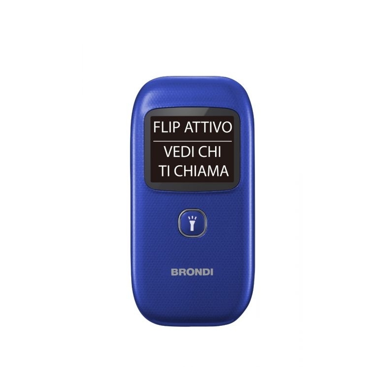 Brondi Window+ 4,5 cm (1.77") Blau Funktionstelefon