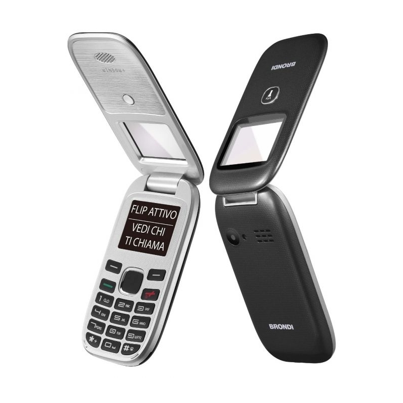 Brondi Window+ 4,5 cm (1.77") Noir Téléphone numérique
