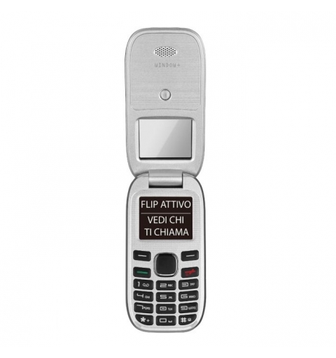 Brondi Window+ 4,5 cm (1.77") Nero Telefono cellulare basico