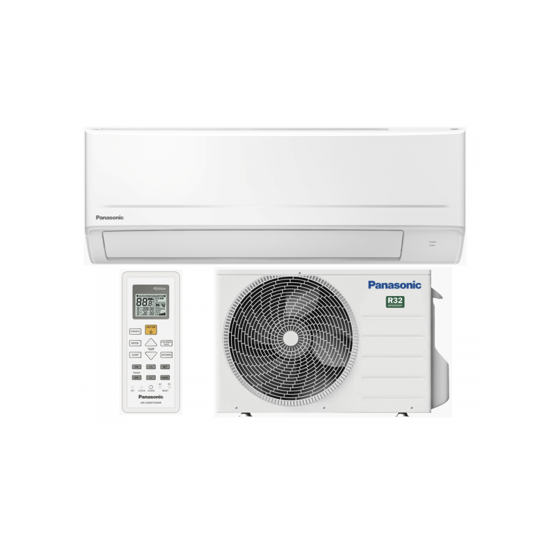 PANASONIC Serie BZ Climatizzatore Condizionatore 12000BTU Kit CU-BZ35ZKE + CS-BZ35ZKE 3,5Kw Inverter A++/A+ R32
