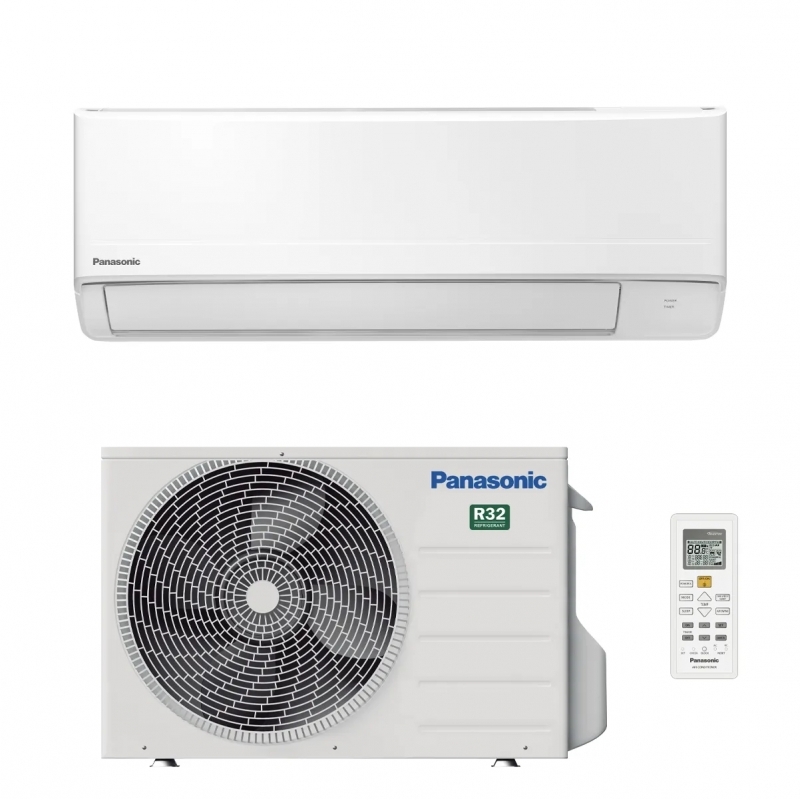 Kit Climatiseur Panasonic Série BZ 9000BTU 2,5kW A++/A+ CU-BZ25ZKE + CS-BZ25ZKE Inverter Wifi Ready R32