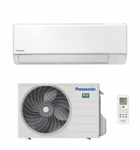 Panasonic Serie BZ Kit Climatizzatore Condizionatore 9000BTU 2,5Kw A++/A+ CU-BZ25ZKE + CS-BZ25ZKE Inverter Wifi Ready R32