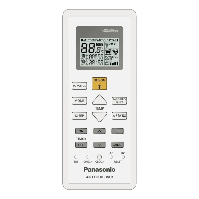 PANASONIC Serie BZ Climatizzatore Condizionatore 9000BTU Kit CU-BZ25ZKE + CS-BZ25ZKE 2,5Kw Inverter A++/A+ R32