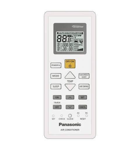 PANASONIC Serie BZ Climatizzatore Condizionatore 9000BTU Kit CU-BZ25ZKE + CS-BZ25ZKE 2,5Kw Inverter A++/A+ R32