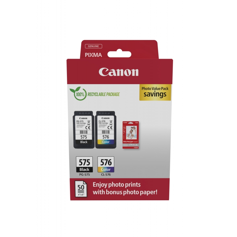 Canon PG-575 CL-576 Photo Value Pack