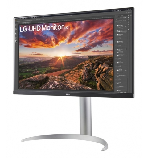 LG 27UP850K-W.AEU monitor écran plat de PC 68,6 cm (27") 3840 x 2160 pixels 4K Ultra HD LED Noir