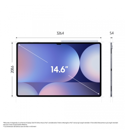 Samsung Galaxy S10 Ultra 256 GB 37,1 cm (14.6") 12 GB Android 14 Grau