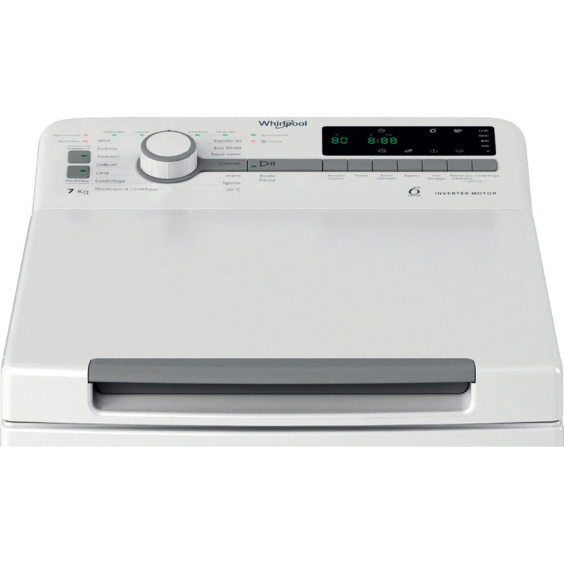 Whirlpool TDLR 7251BS IT washing machine Top-load 7 kg 1200 RPM White