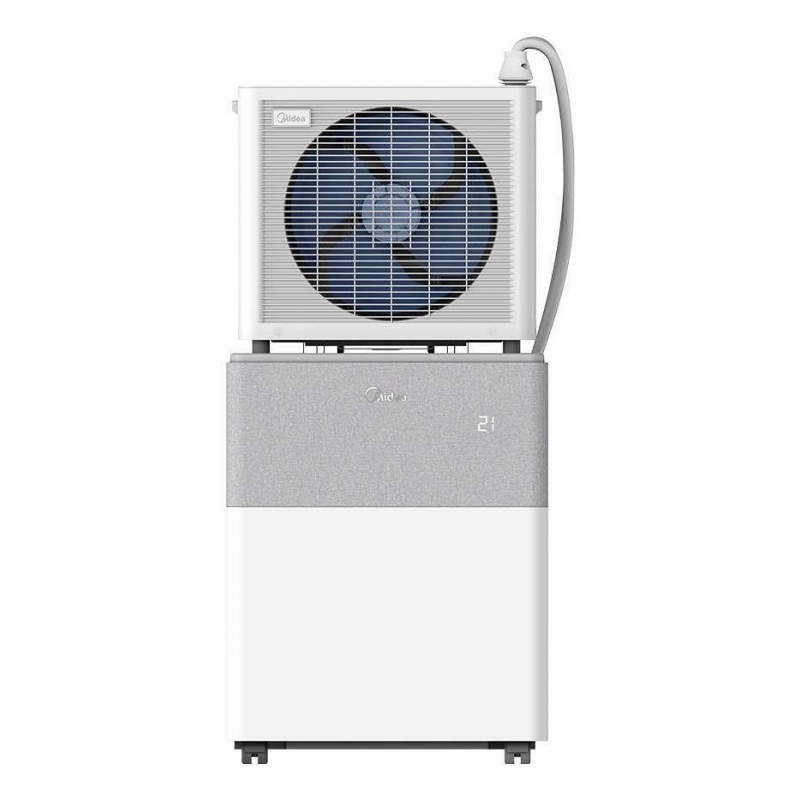 Midea 4048164116478 Teilklimaanlage Window air conditioner Grau, Weiß