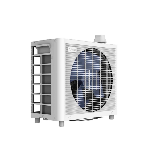Midea 4048164116478 Teilklimaanlage Window air conditioner Grau, Weiß