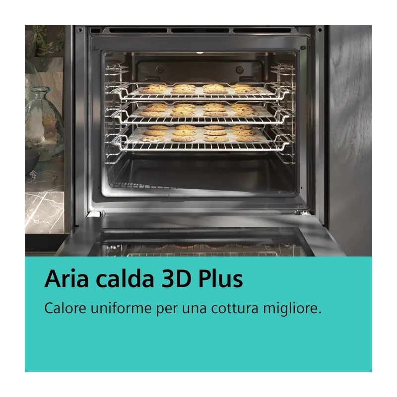 Siemens iQ300 HB213ABS3 horno 71 L 3600 W Acero inoxidable