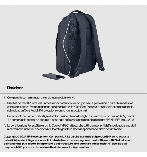 HP Mochila para portátil Everyday de 16 pulgadas